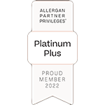 Allergan Platinum 2022 award
