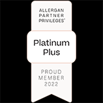 Allergan Platinum 2022 award
